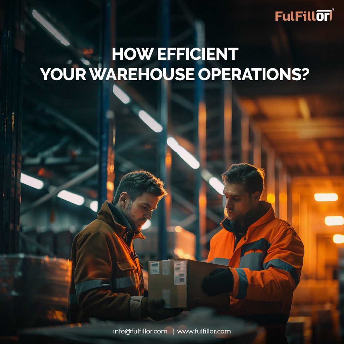 fulfillor's tweet image. Think your warehouse operations has scope for improvement?
FulFillor has all the features your 3PL, e-commerce, retail, or manufacturing business would need to streamline your warehouse operations, reduce costs and timeframe, and improve operational efficiency.
#WMS #CloudWMS