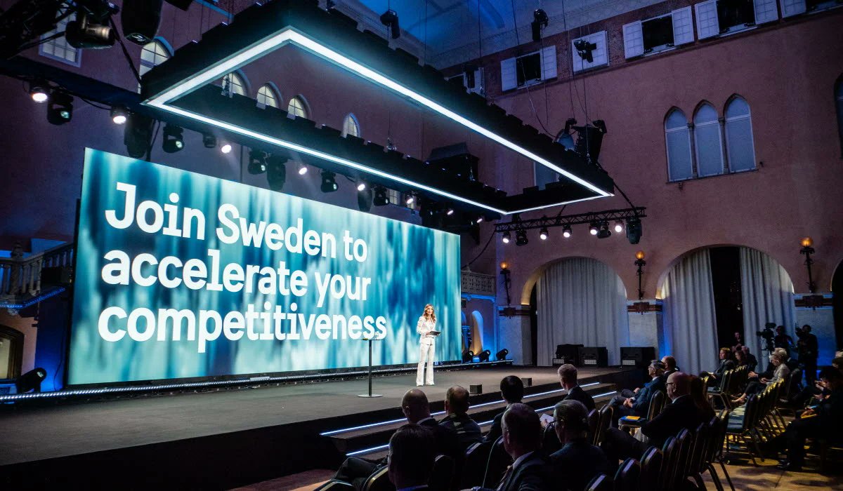 Swedish Embassy Bern (@swedeninch) on Twitter photo Today, Join Sweden Summit, the governmentâs international investment conference, is taking place in Stockholm.
The aim is to make Sweden attractive for foreign investments by accelerating its green and digital transformation.
#JoinSweden
<a href="/BusinessSweden/">Business Sweden</a> Today, Join Sweden Summit, the governmentâs international investment conference, is taking place in Stockholm.
The aim is to make Sweden attractive for foreign investments by accelerating its green and digital transformation.
#JoinSweden
<a href="/BusinessSweden/">Business Sweden</a>
