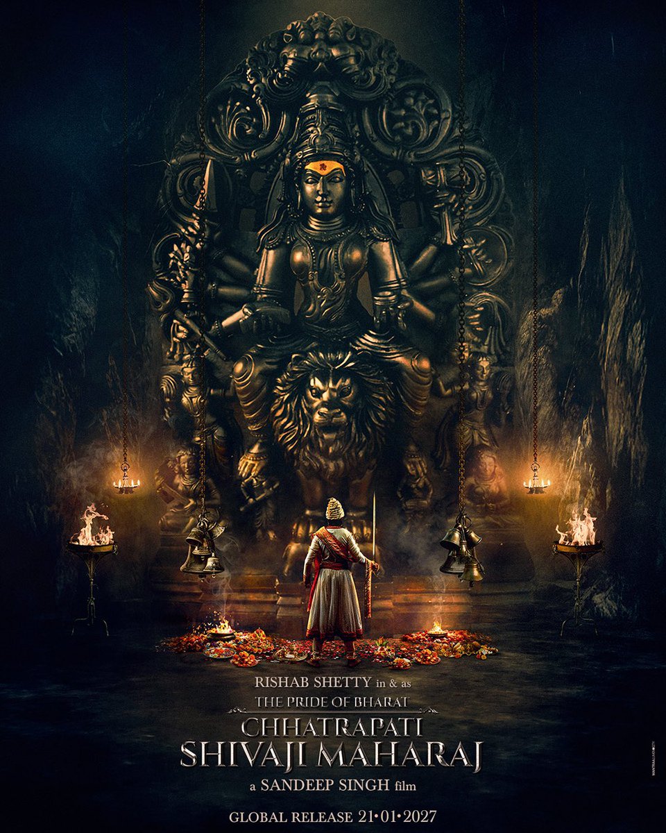 District (@lifeindistrict) on Twitter photo Presenting an epic saga of India's greatest warrior.
#ThePrideOfIndia: Chhatrapati Shivaji Maharaj in cinemas 21st Jan, 2027 🍿
Set a reminder on District app now: link.district.in/DSTRKT/scsm
<a href="/shetty_rishab/">Rishab Shetty</a> #SandeepSingh Presenting an epic saga of India's greatest warrior.
#ThePrideOfIndia: Chhatrapati Shivaji Maharaj in cinemas 21st Jan, 2027 🍿
Set a reminder on District app now: link.district.in/DSTRKT/scsm
<a href="/shetty_rishab/">Rishab Shetty</a> #SandeepSingh