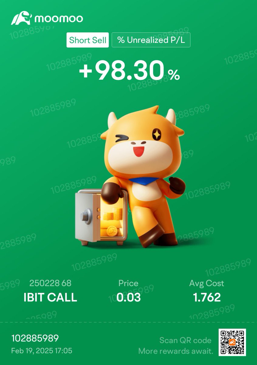 CryptogorasB's tweet photo. Covered call #IBIT 
Just let it expire worthless since it's not likely to hit the strike price at expiry. Even if it does, I don't mind having my underlying position exercised at this price. https://t.co/ZL4ODKKfMm