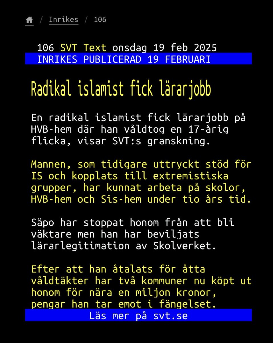 robertperlskog's tweet photo. Försöker desperat förstå logiken i att begå åtta våldtäkter på jobbet, och sen få en miljon kronor i skadestånd för att man får sparken? https://t.co/01sJq7tOjg