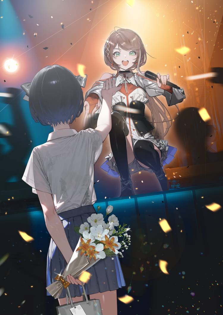 Shana_ise's tweet image. #存流あーと 
#明透あーと 
#上海神椿ONLY 
製品用イラスト(複製画にして展示します)