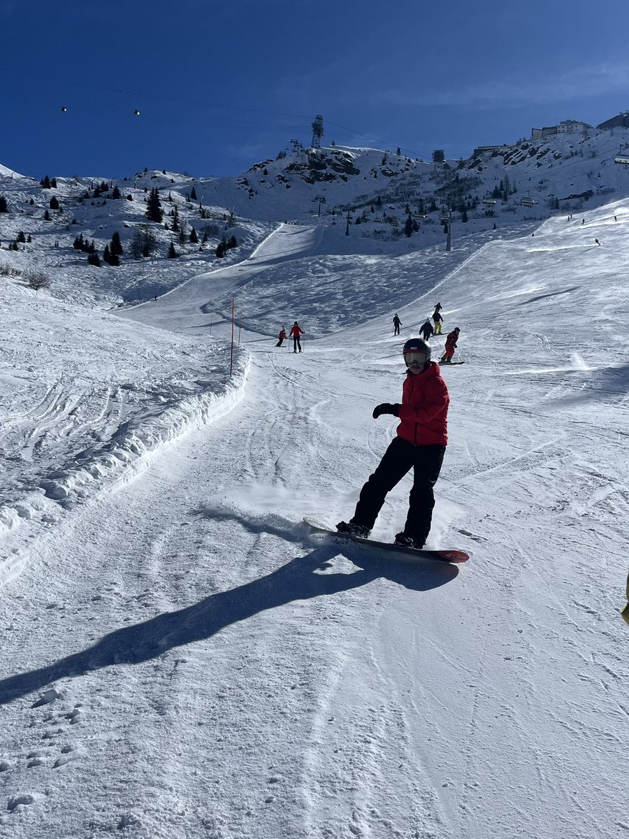 went snowboarding 🗻