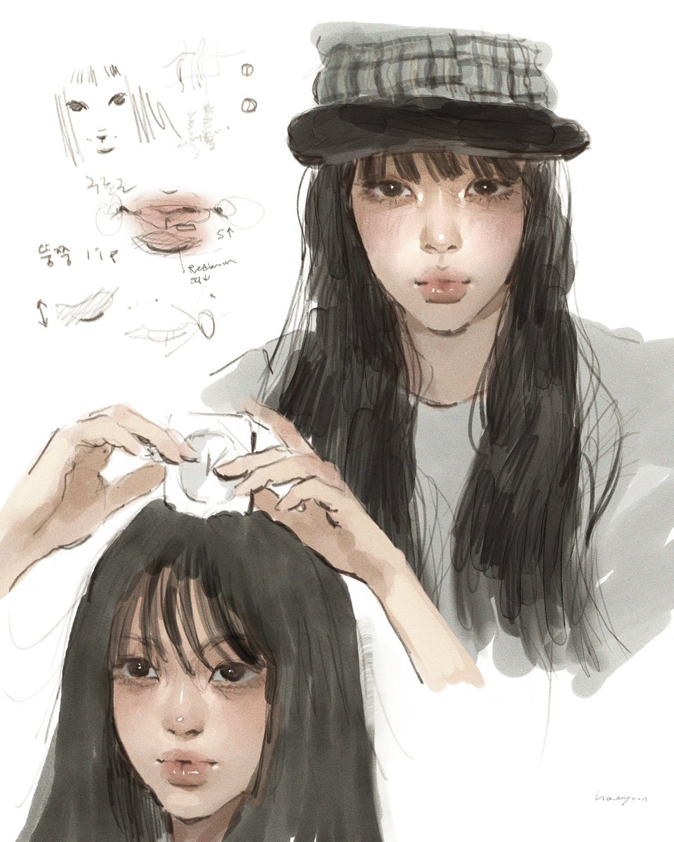 혜인씨 낙서 살짝. .  •ө•