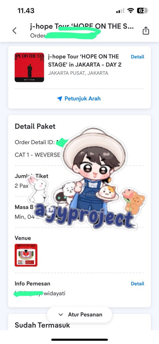 AyyProject's tweet image. Secured! 😭😭😭😭
#HOPE_ON_THE_STAGE_TOUR 
ARSON Lezzgoooo