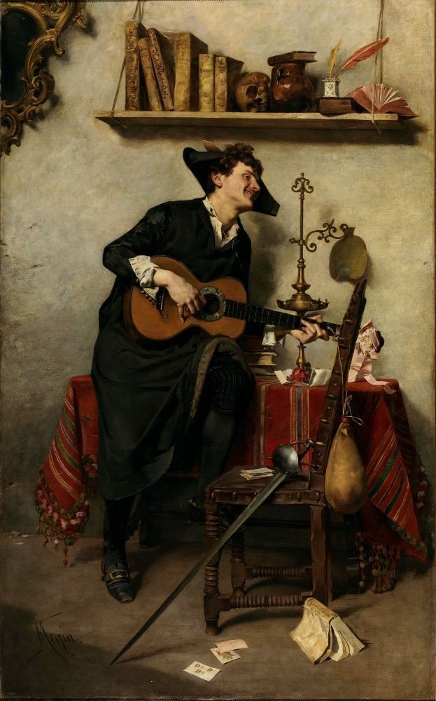OrpheusL's tweet photo. Nicholas #MegiaMarquez (1850-1917)
- Guitar Player
#musicpaintings #art #19febbraio #February19 #19Fevrier #19Febrero #19fevereiro #19Februar #Buongiorno #goodmorning #BuenosDias #bonjour #GutenMorgen https://t.co/xCPLvZ4bBO