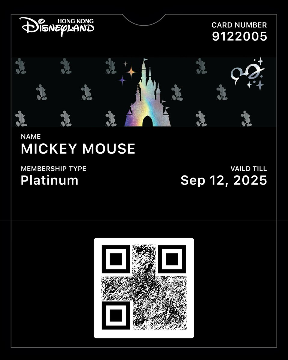the_hkdg's tweet photo. ✨ Great news for #HKDL fans! 🎉 
#MagicAccess membership cards are now available in Apple Wallet.

📲 You can use it for park entry and to enjoy membership discounts. It is unclear if there will be additional functionality in the future.

*Image for demonstration purposes only. https://t.co/ef5egseRc2