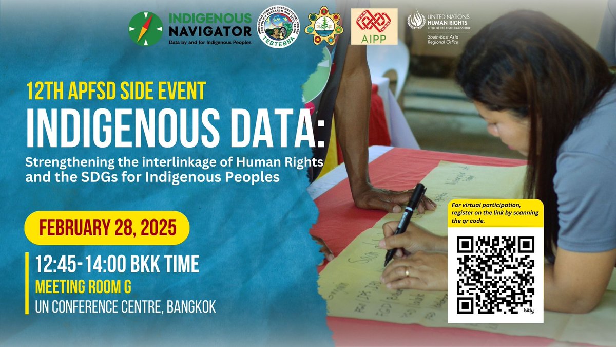 📷For virtual participation, please register on this link or scan the QR Code below: us02web.zoom.us/.../register/e…
#WeAreIndigenous #APFSD2025