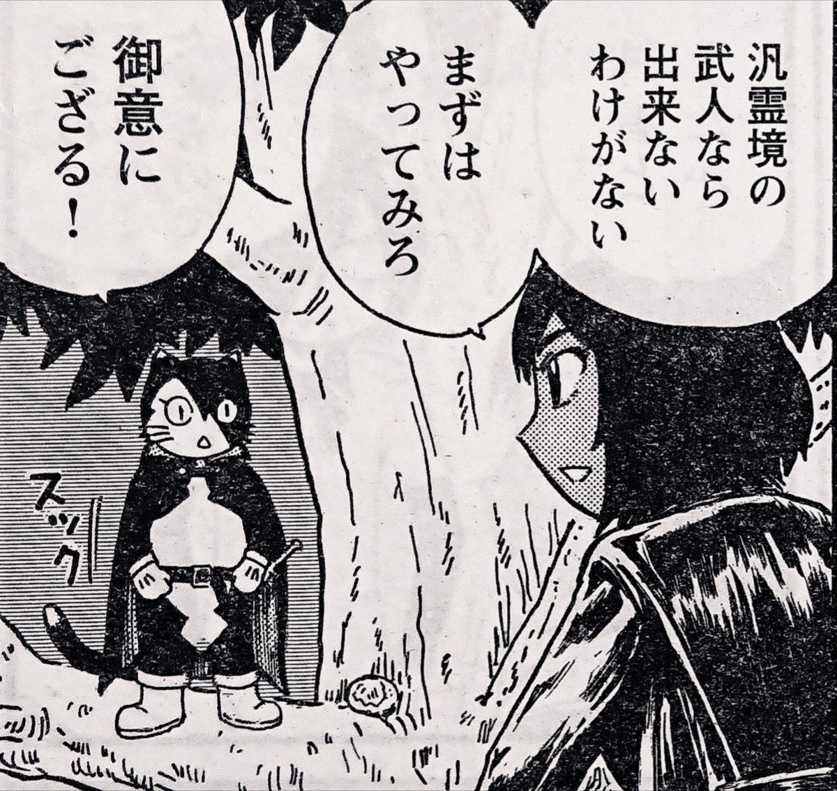 異界のネコ型剣士が夜の鳥の指導のもと大活躍する『裏の家の魔女先生』第38話
現在発売中のヤングチャンピオン烈 No.3に掲載されています。
よしなにどうぞ。 