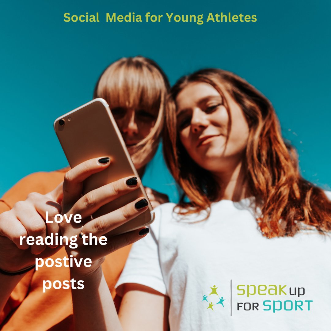 speakupforsport's tweet image. Love reading the tweets from athletes to find out about the great things they are doing in their sport. Keep the positive tweets coming! #youngathletes #positivetweets #socialmediaforsport #sport