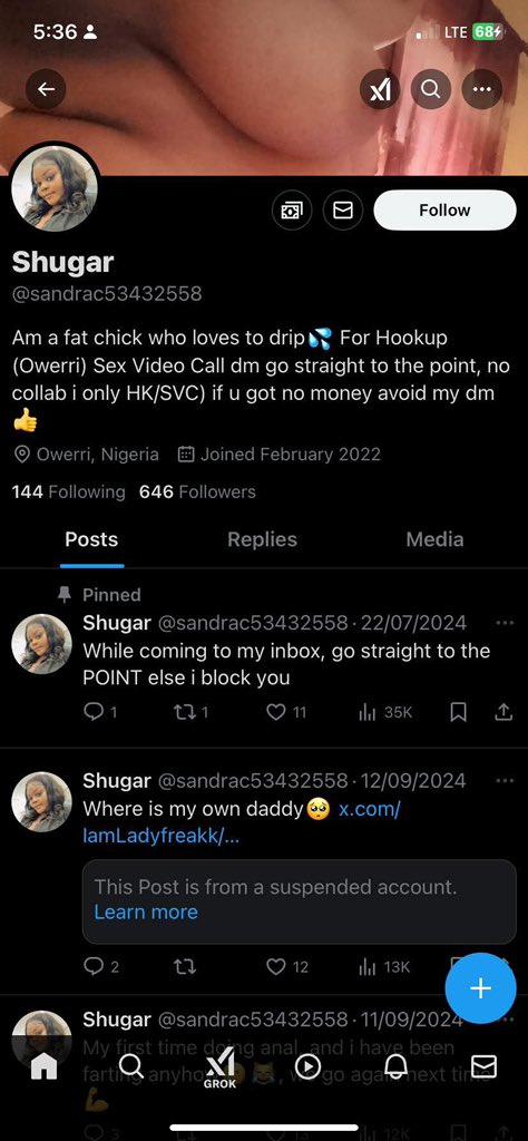 Kijane4's tweet photo. This is not me!

Someone with the username Shugar on X is pretending to be me. I am not into hookups and never will be.

I am based in Lagos, and I want to make it clear that this person is an imposter. Kindly be warned! https://t.co/RT6ua1gVpr