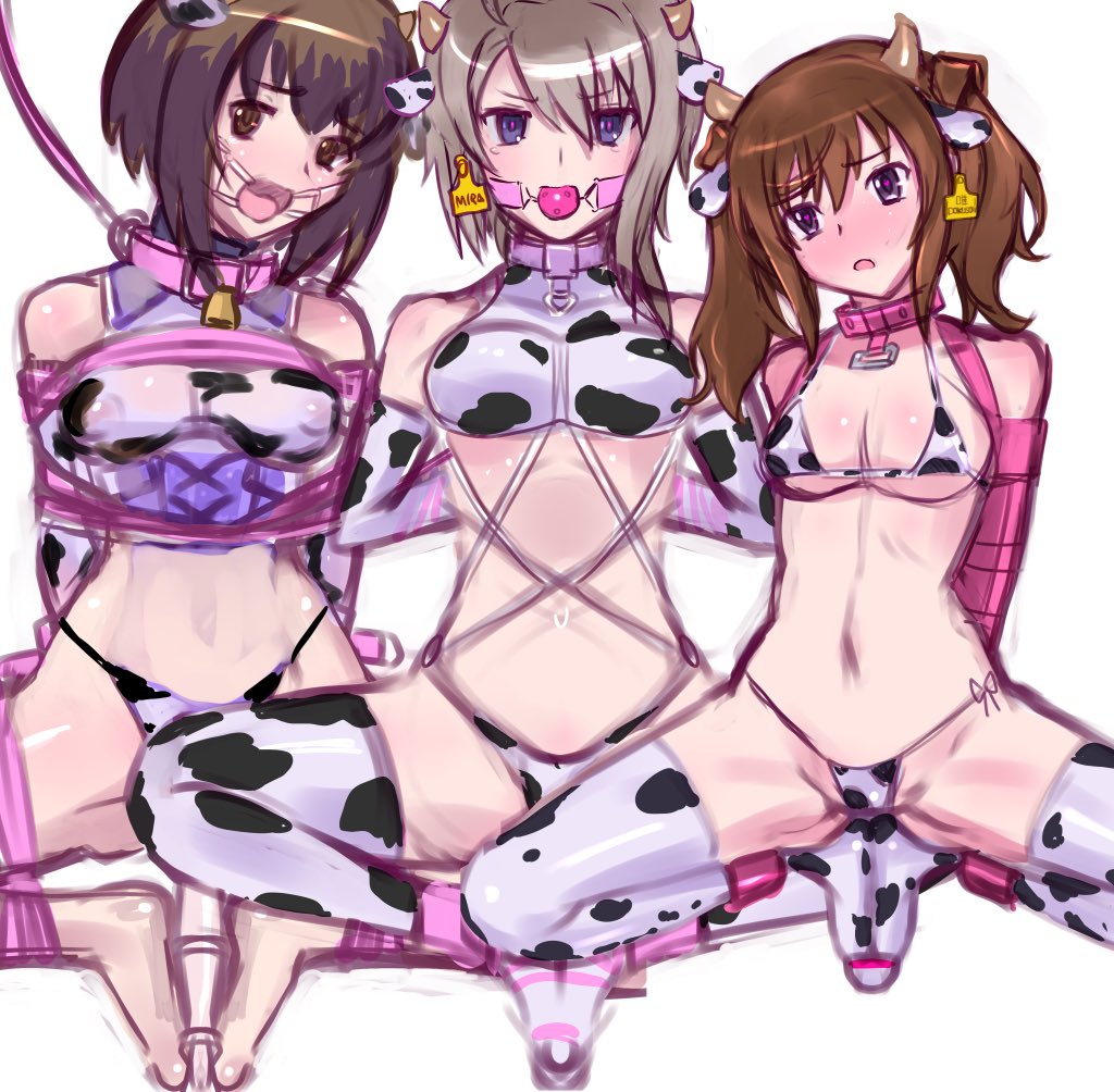 #アリスギア牛柄ビキニ部 