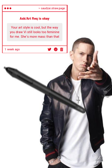 pick up a pen and draw it yourself