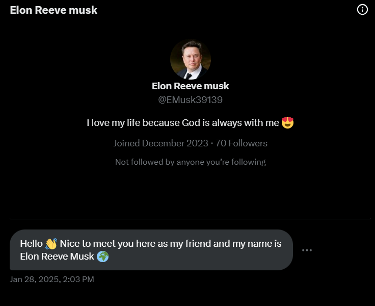 Will <a href="/elonmusk/">Elon Musk</a>  approach me with just 70 followers?

Really???

#Twitter #pakistan #ElonMusk #Trending