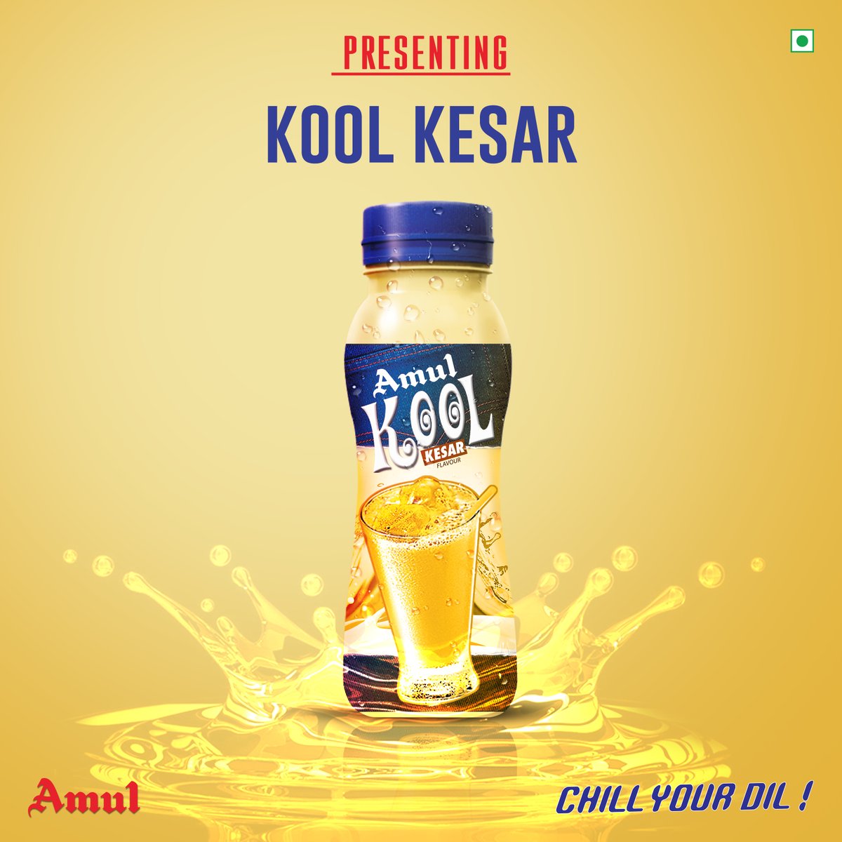 Amul_Coop's tweet photo. This is the power combo, Amul Kool meets the taste of Kesar. You don’t want to miss this one.
#AmulKool #AmulIndia #ChillYourDil #Sipitup #AmulKoolKesar https://t.co/LH6DxuarxP