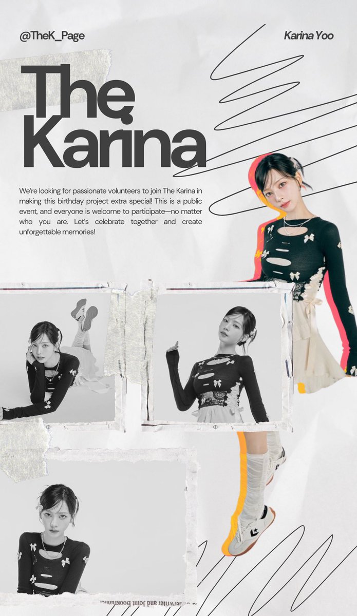 TheKarina_'s tweet image. Want to be part of something special? The Karina is looking for volunteers! Open to all squads who want to be friends—everyone’s welcome! 💫

🔗 Sign up here: [s.id/AgingUp2025]