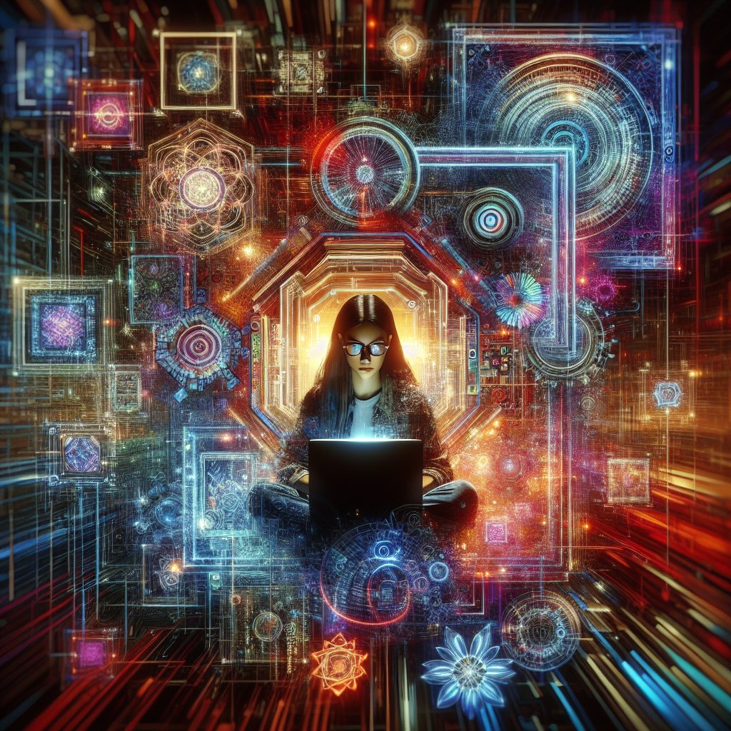 Feeling like I'm in a virtual kaleidoscope while working on this project 🌈💻 CreativityOverflow