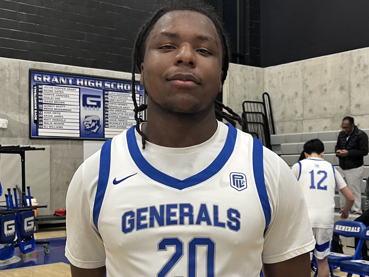 A tough guard on the floor, <a href="/KeionJames27/">Keion James</a> exploited matchups tonight in the win. The Grant junior used his handle to get past bigger players off the dribble, and then posted up smaller guys down low. 10 points including a perfect 4-4 from the charity stripe.