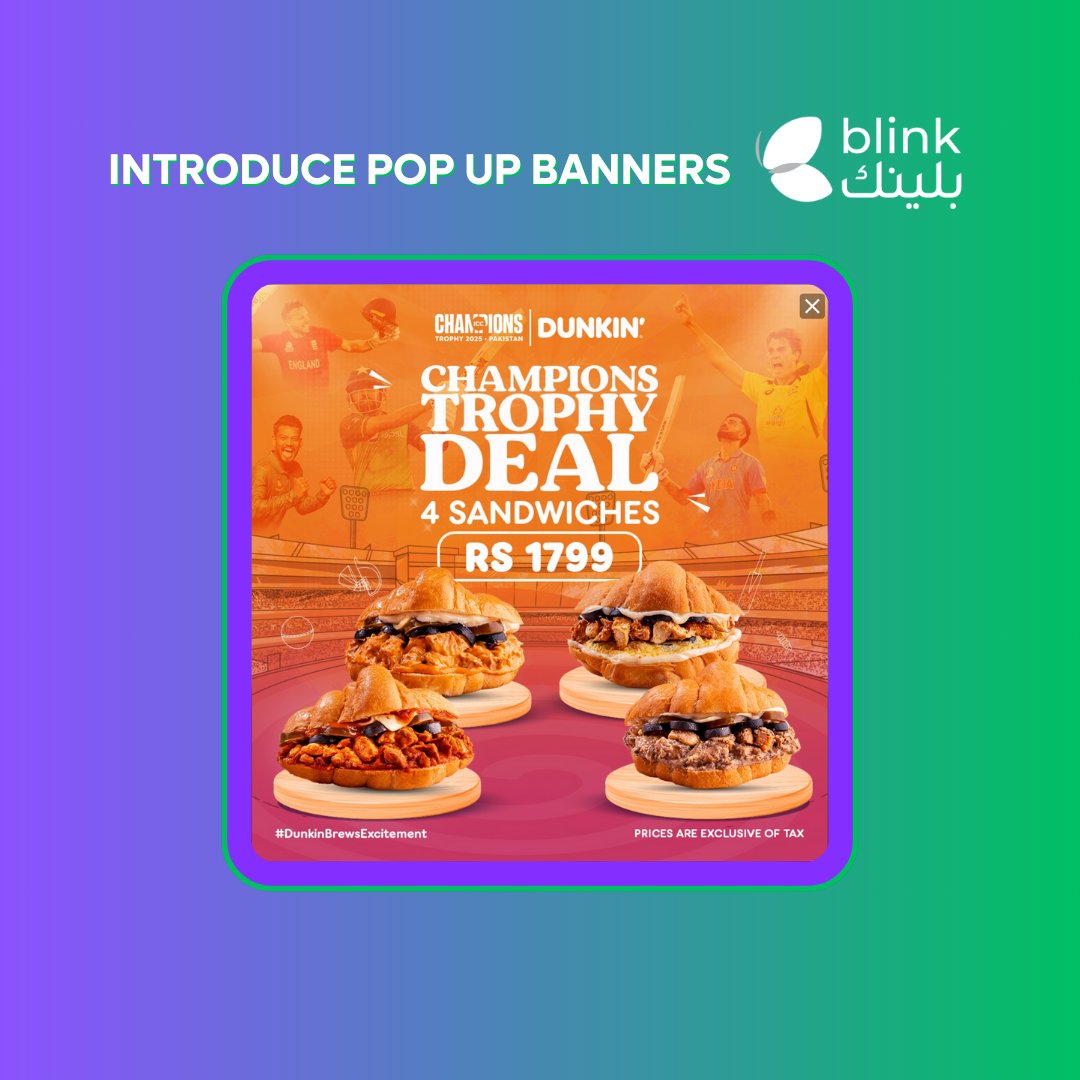 blinkcotech's tweet image. Spin the Cricket Craze to Your Advantage! 

Use exclusive Champions Trophy deals, promo codes, and push notifications to boost your sales. Go all out this season with Blink Co! 🏏🚀