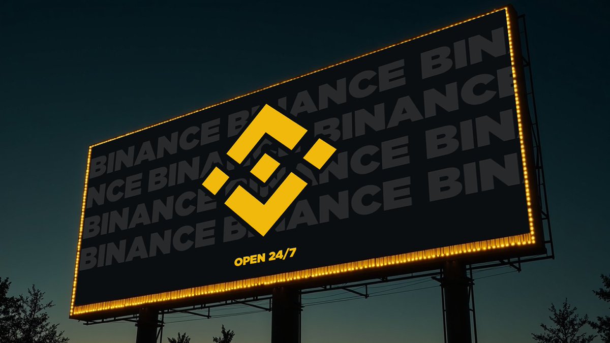 binance's tweet image. We've got your back around the clock.