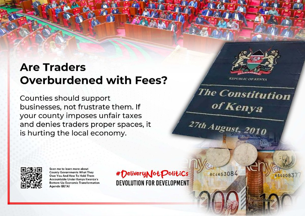 Sesyline_KE's tweet photo. Traders need clean, safe, and affordable markets.
Counties should support them, not frustrate them with fees and lack of space.
Devolution For Development #DeliveryNotPolitics https://t.co/fA66Qz5kGZ