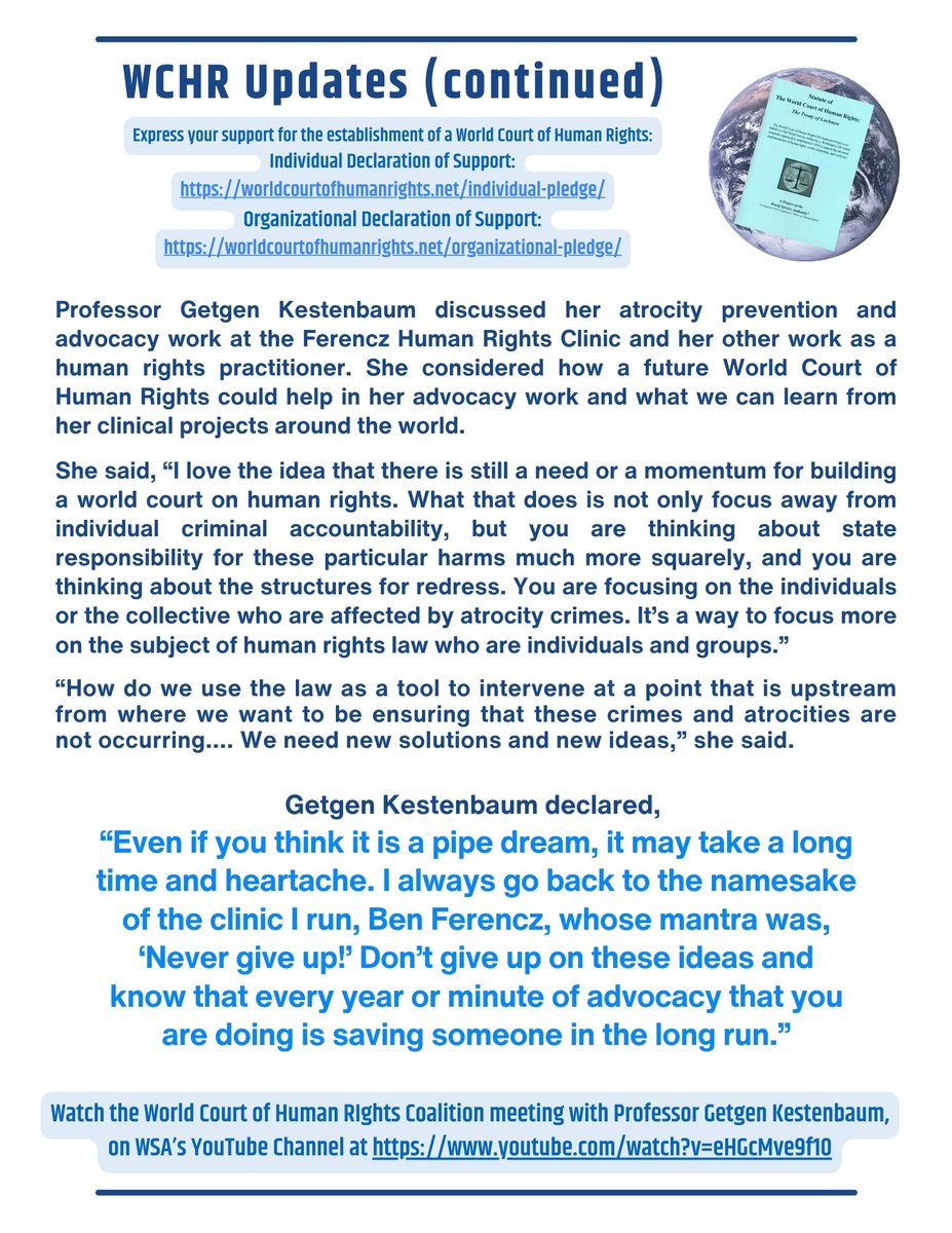 World Court of Human Rights Coalition tweet media