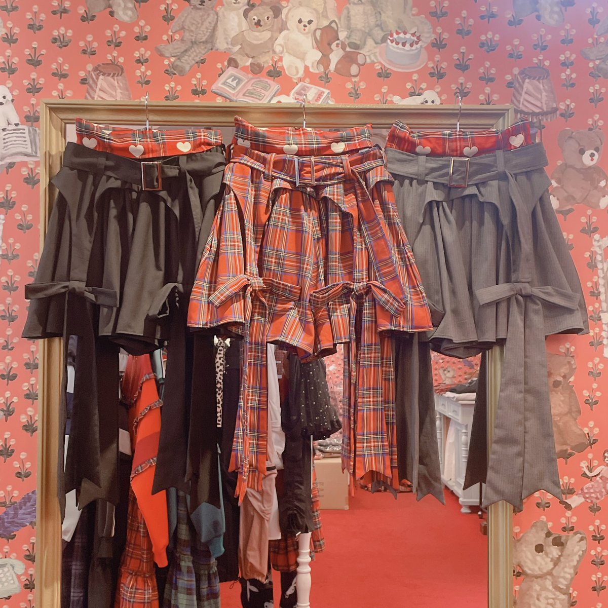 🌟OPEN🌟 🎀リボンガーターショートパンツ🎀 ¥24,000(¥26,400 inTax