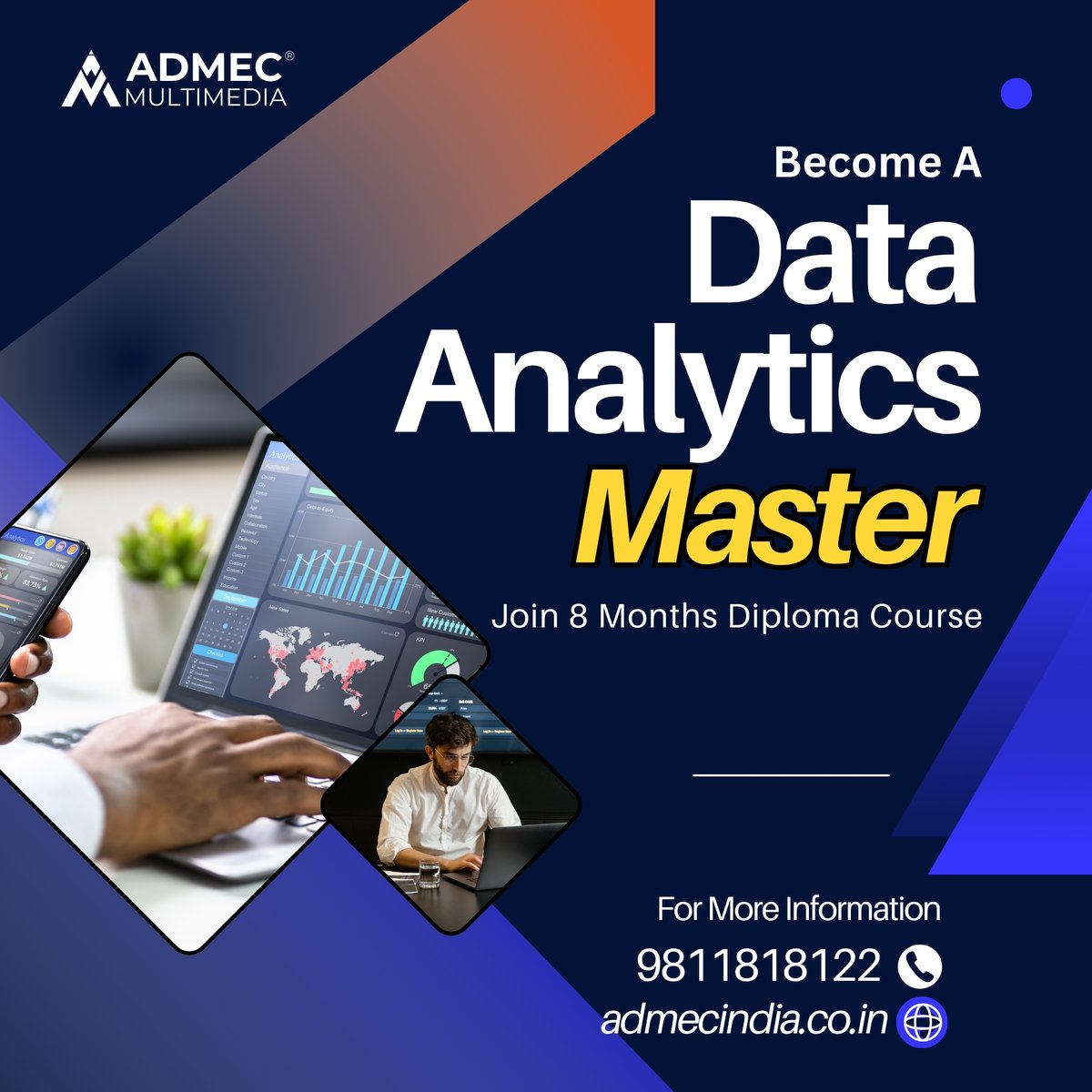 admecinstitute's tweet image. Become a Data Analytics Master by joining data analytics courses in Delhi. 

Check Our Course here: shorturl.at/mhx7Y

#dataanalytics #dataanalyticscourse #admecanalytics #analyticstraining