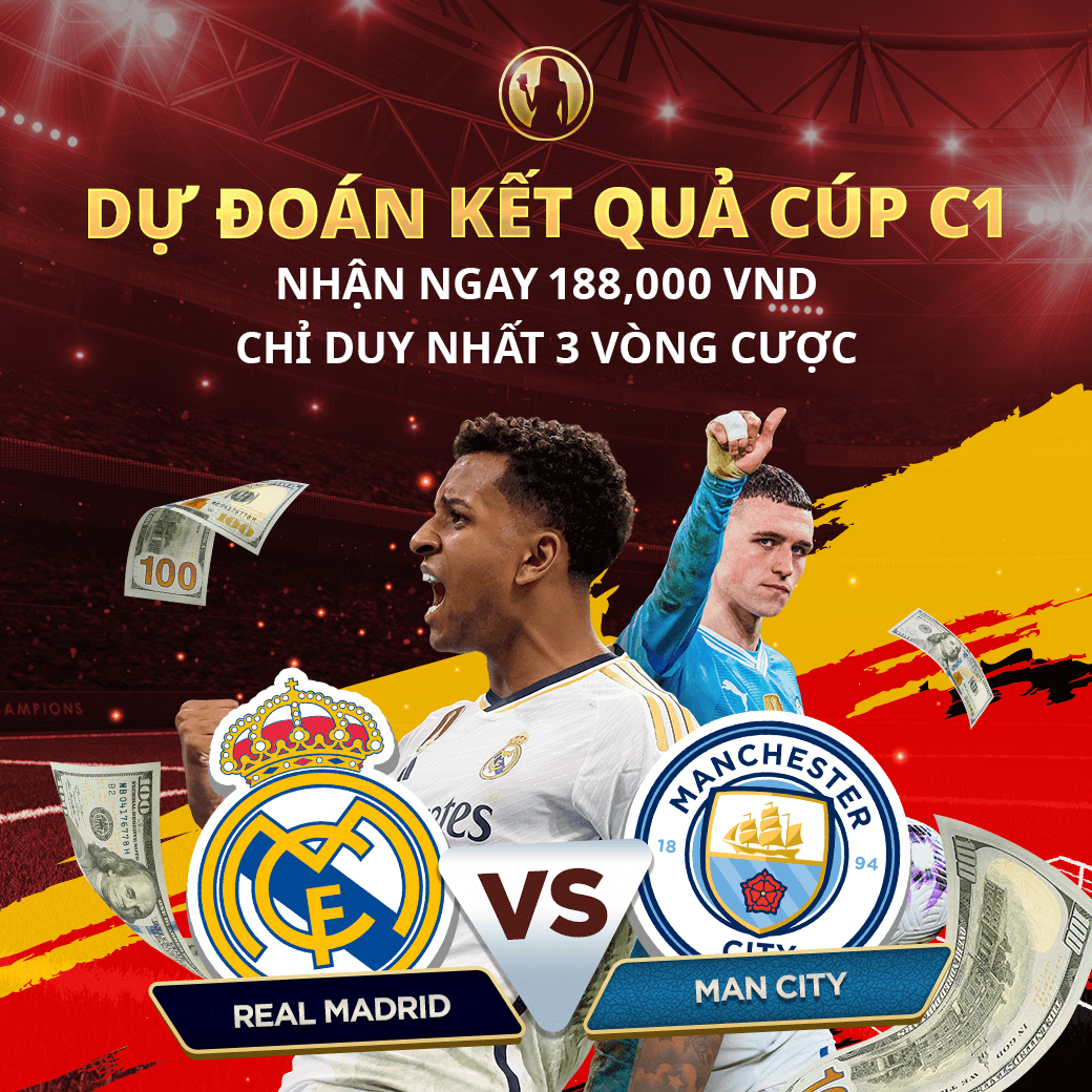 vietnamlch's tweet photo. 🔥 REAL MADRID 🆚 MAN CITY – CUỘC TÁI ĐẤU ĐỊNH ĐOẠT🔥

🏆 Champions League 
📅 20/02/2025
🏟 Sân Santiago Bernabéu

💬 Bạn nghĩ ai sẽ giành chiến thắng? Dự đoán ngay! 
👉https://t.co/vh9PWnDbAq

#RealMadrid #ManchesterCity #ChampionsLeague #happyluke #Thể_Thao #Cúp_C1 https://t.co/vSWn21z5DA