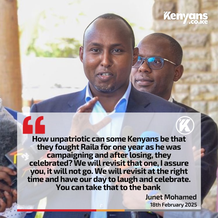 kinyanjui_M1's tweet photo. Junet has said the truth and nothing but the truth!
Even Foreigners are more loyal to Raila than some Kenyans. Let that sink in! #StandForKenya
Rigathi Gachagua Ndindi Nyoro Kikuyus Rwanda Kibe Assembly of Hyenas Riri
#MCAsDemandsOfShame
#MainaAndKingangi #DeliveryNotPolitics https://t.co/HNy1fzLOgx