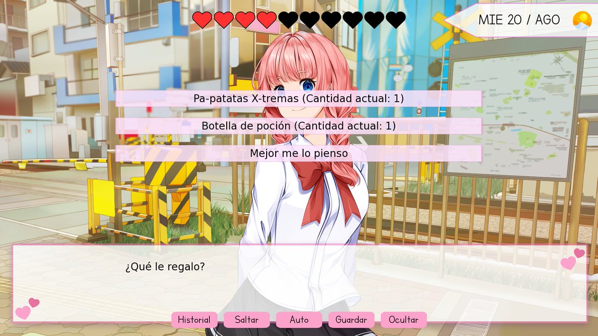 dev_shiza's tweet image. Turno de la pestaña de selección de regalos: pasamos de un menú por defecto (izquierda) a una pantalla personalizada con íconos (derecha). Ahora que se muestra más con menos, planeo agregar nuevos regalos y nuevas formas de obtenerlos. #visualnovel #indiegame #JADS