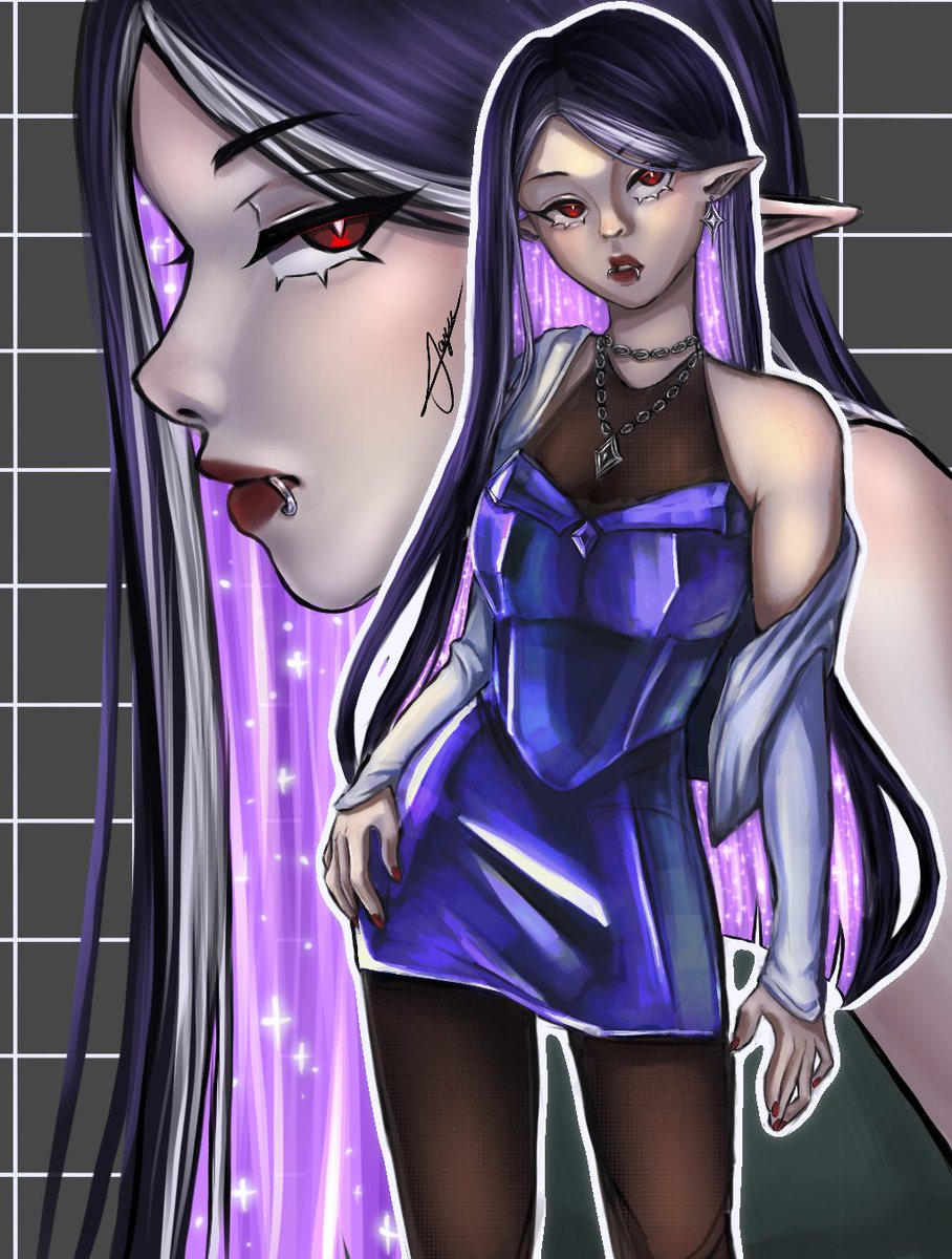 I’M BACK ON THE GRIND 🧟‍♀️
My sweet baby girl is so beautiful 😭🫶💕

Also I might make this her character sheet later bc she is so gorg oml

#artmoots #artshare #ArtistOnTwitter