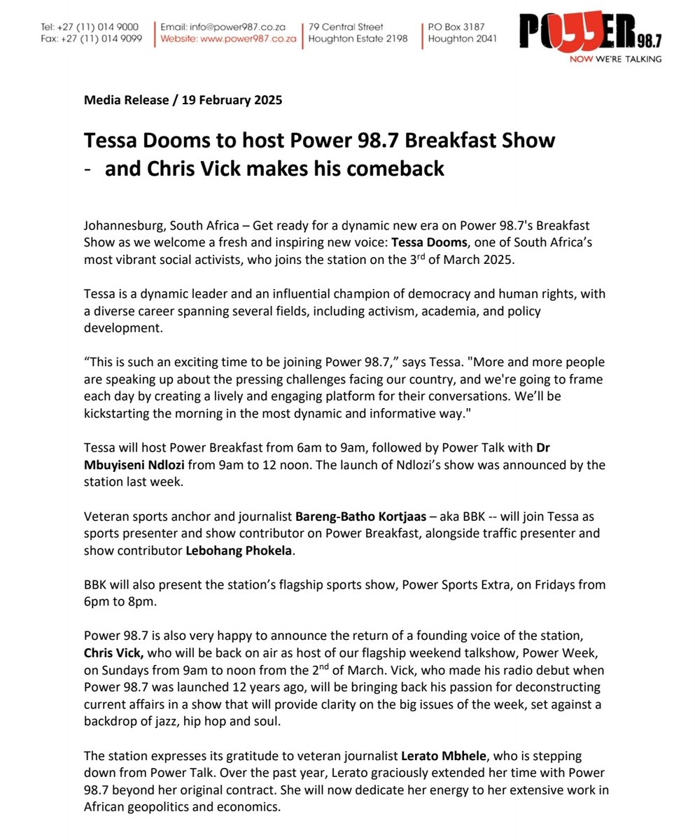 Tessa Dooms tweet media