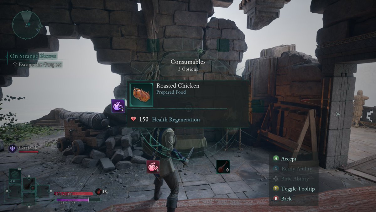 #AvowedTheGame <a href="/AvowedtheGame/">Avowed</a> 
Focusing on skills beneficial for role-playing.
1. Doesn't she look great? 🤗
2. Bye bye shipwreck .. we're on our way to explore!
3. The world obligingly provides one of my fav foods.
🙋‍♀️Don't expect to see me for some time - the Living Lands call!