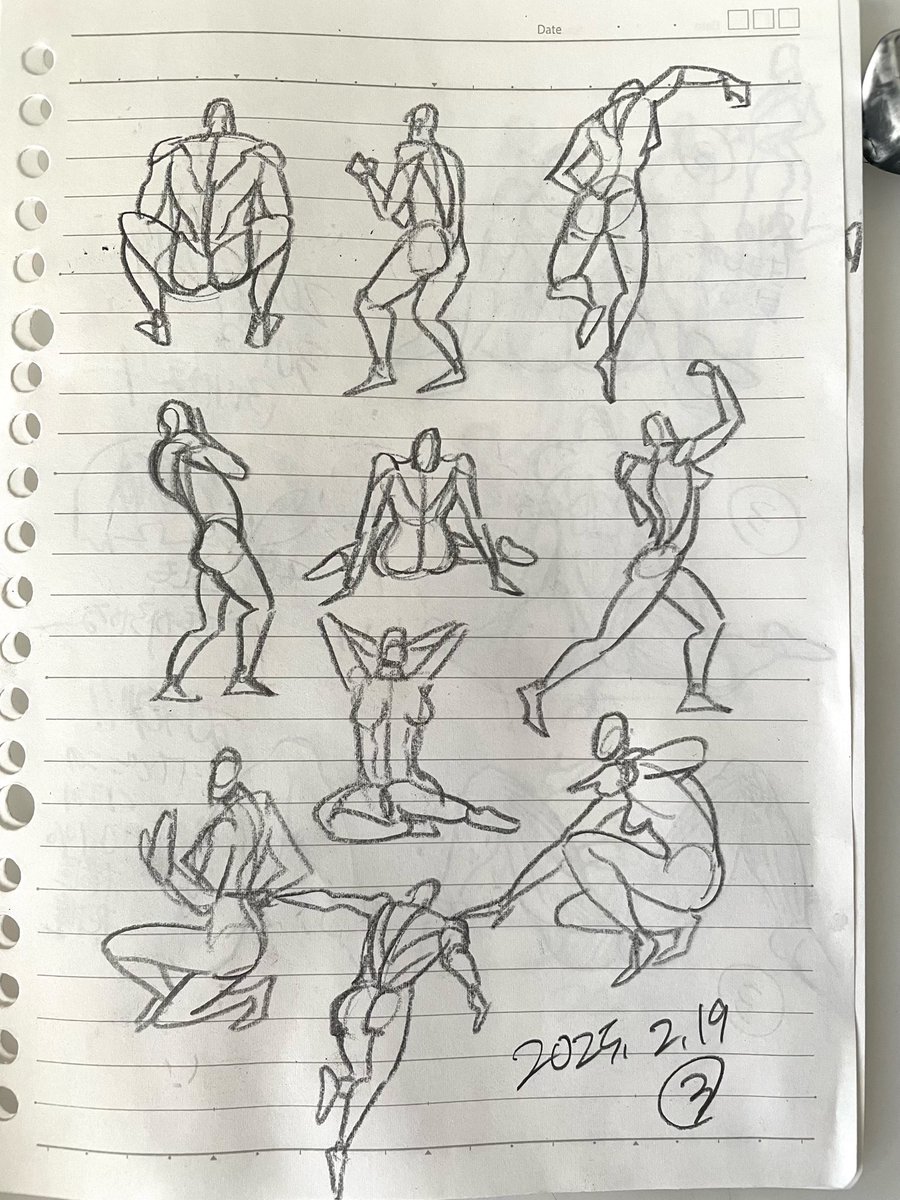 #posemaniacs @posemaniacsより 
2025/02/19  30秒ドロ+α 