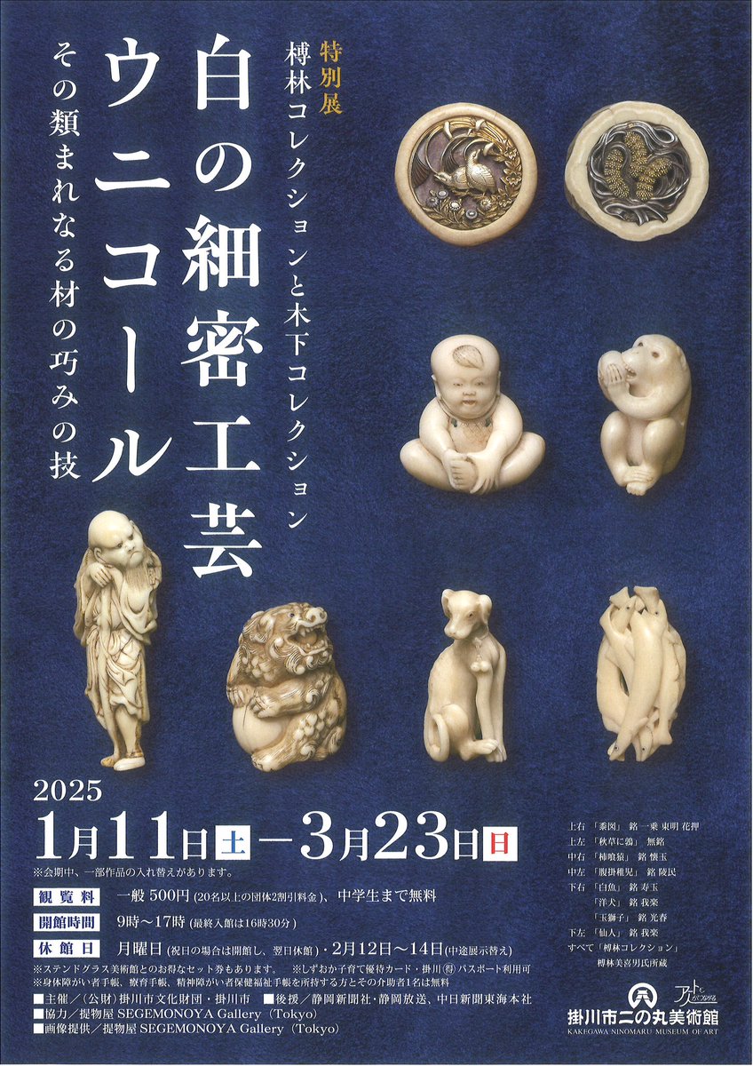 ウニコール 根付 江戸期 ○ イッカク獣の角 饅頭根付 【新作登場，人気】