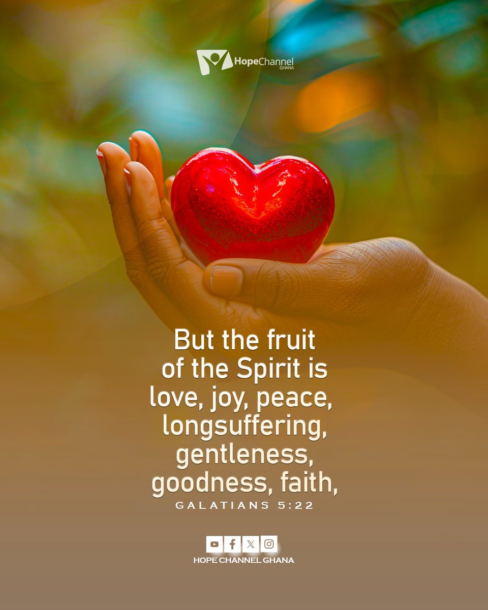 hopechannelgh's tweet image. But the fruit of the Spirit is love, joy, peace, longsuffering, gentleness, goodness, faith,
GALATIANS 5:22

#HopeChannelGhana
#changinglives
#WADlmpact2025