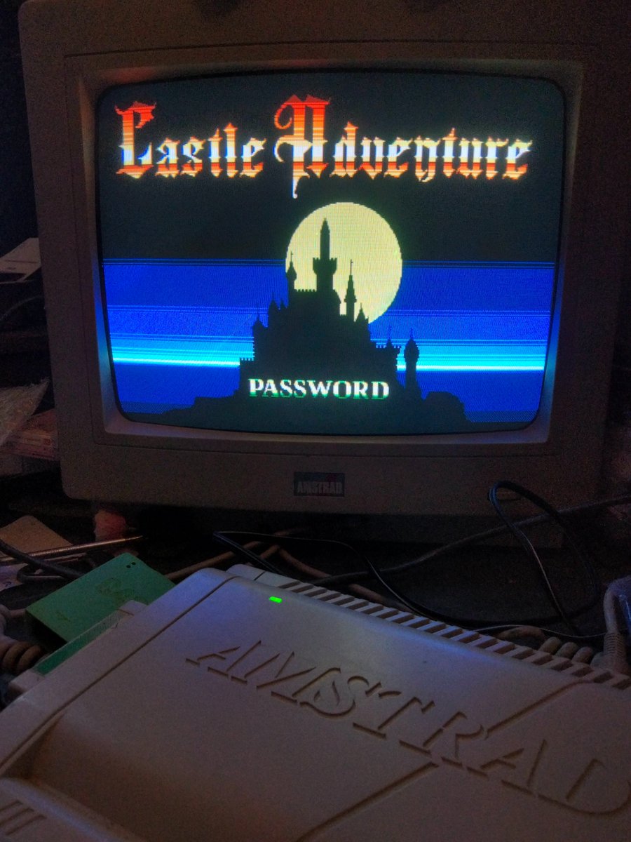 WIP title screen
#amstradcpc #gx4000 #metroidvania  #mightycastleadventure #gamedev  #RETROGAMING  #pixelartist  #WIP