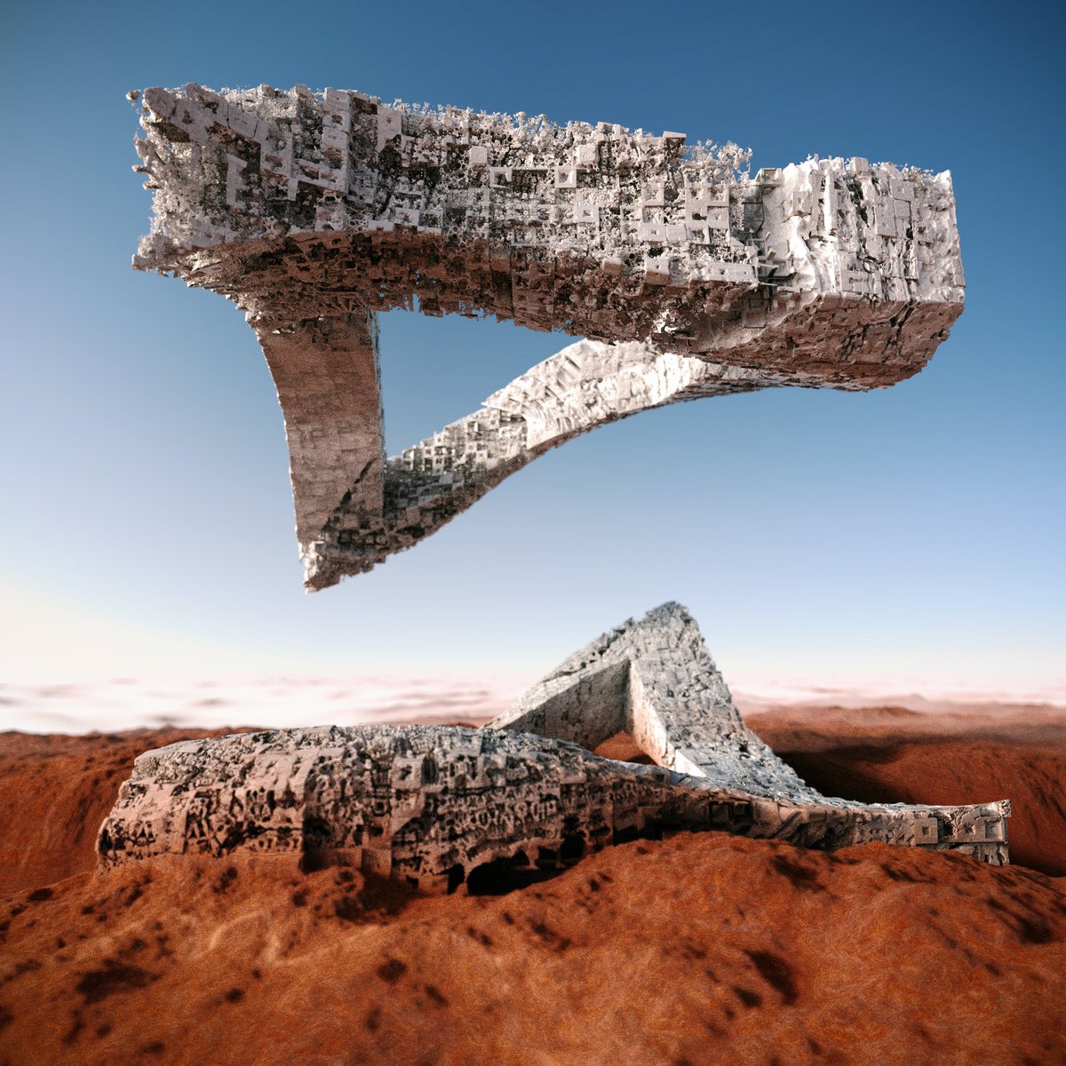 Pathtraced a scene from Cradle. Pure code. No libraries.