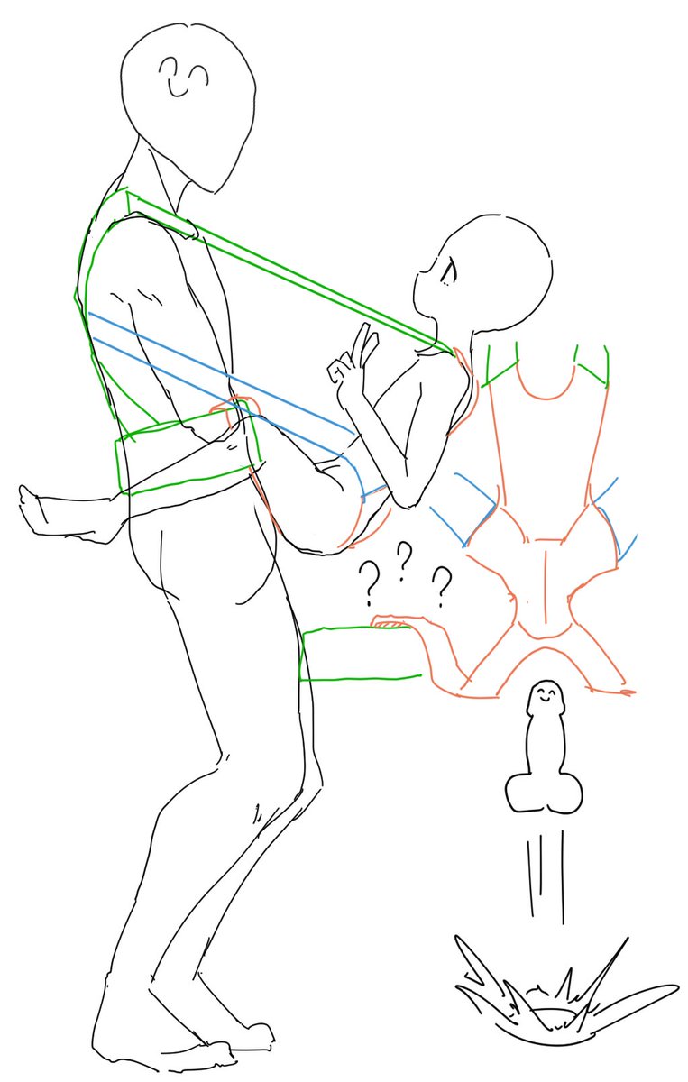 skebでちんぽケース描かせてもらったんですが過去に昔ちんぽケースが勢いだけ過ぎたのでまともに描こうと考えたら腰のベルトからちんぽの位置まで下ろす為の紐の余長がピストンの遊びを兼ねる事になり良かったんですけど紐6本は画面が五月蝿すぎるので4本で収めるため今後も開発を続けたいですね??