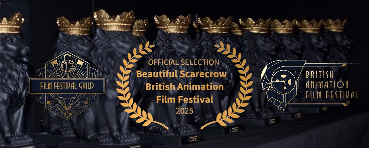 Owl House Studios (@owlhousestudio1) on Twitter photo Beautiful Scarecrow music video has been selected for the British Animation Film Festival 2025....
IN | @filmfestivalguild
TW | <a href="/UKFILMFESTIVALS/">Film Festival Guild</a>
FB | @FilmFestivalGuild / @BritishAnimationFilmFestival Beautiful Scarecrow music video has been selected for the British Animation Film Festival 2025....
IN | @filmfestivalguild
TW | <a href="/UKFILMFESTIVALS/">Film Festival Guild</a>
FB | @FilmFestivalGuild / @BritishAnimationFilmFestival