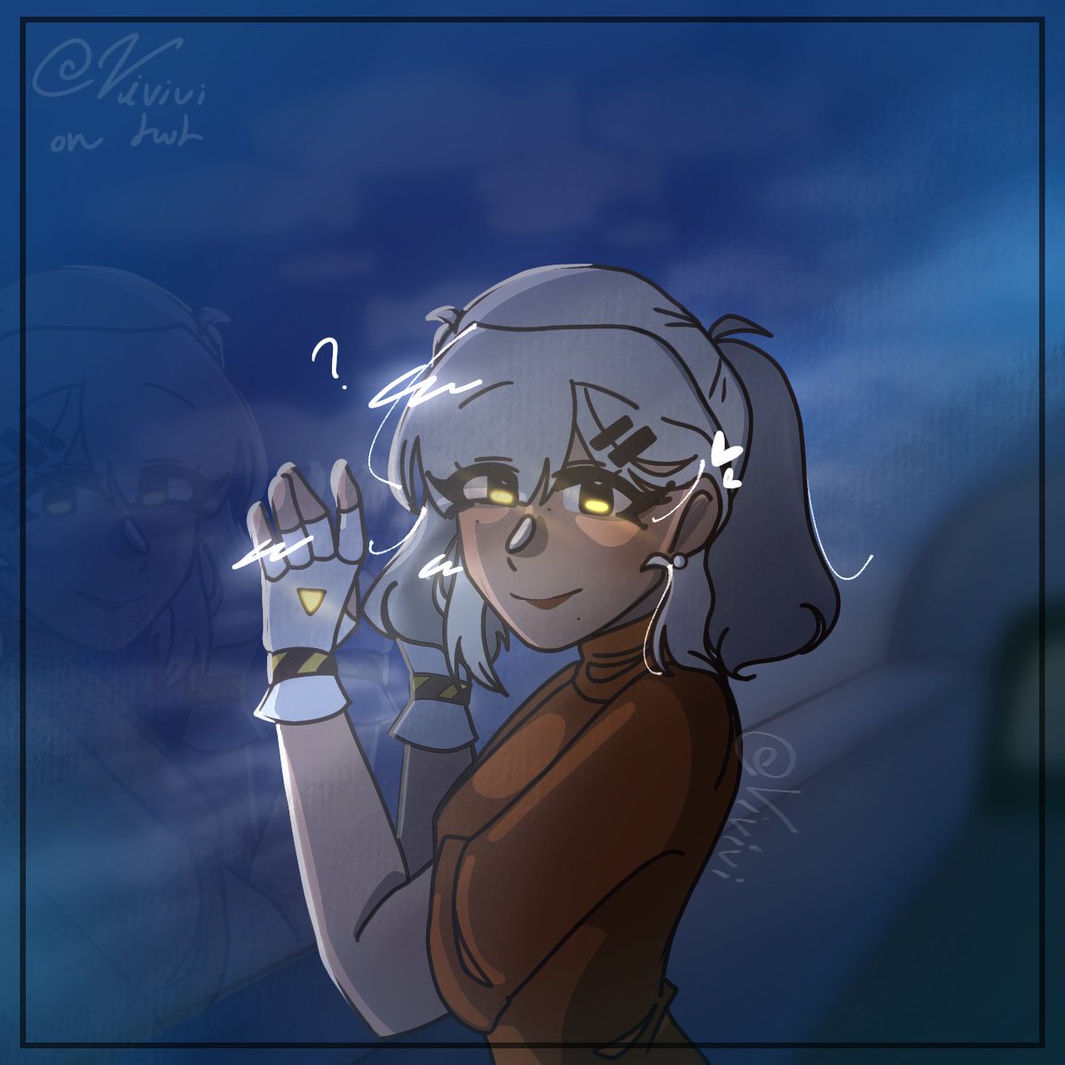 Sparklin_L1ghts's tweet image. J likes fishies.
I don't know how to draw fishes.
#SerialDesignationJ #Murderdrones #Fanart #GlitchProductions