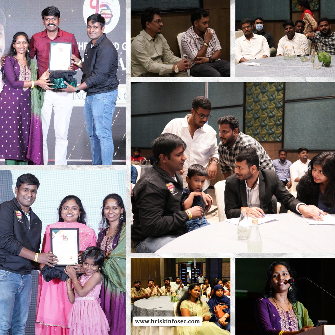 briskinfosec's tweet image. #BriskInfosec’s 8th Anniversary! 🎉
We celebrated eight amazing years with awards, competitions, and unforgettable moments! 🏆🥳 Our team came together to celebrate the past and embrace the future.
Swipe ! 📸

#anniversary #celebration #Gratitude #Awards #success #8toinfinity