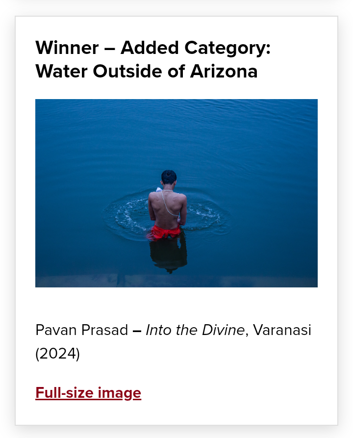 LightRaysPhoto1's tweet image. Dear team @wrrc thank you so much for selecting my photograph as a winner in "Water outside of Arizona" Category. Happy to be part of this beautiful event.

#WRRC #Winner #artist #indian #storyteller