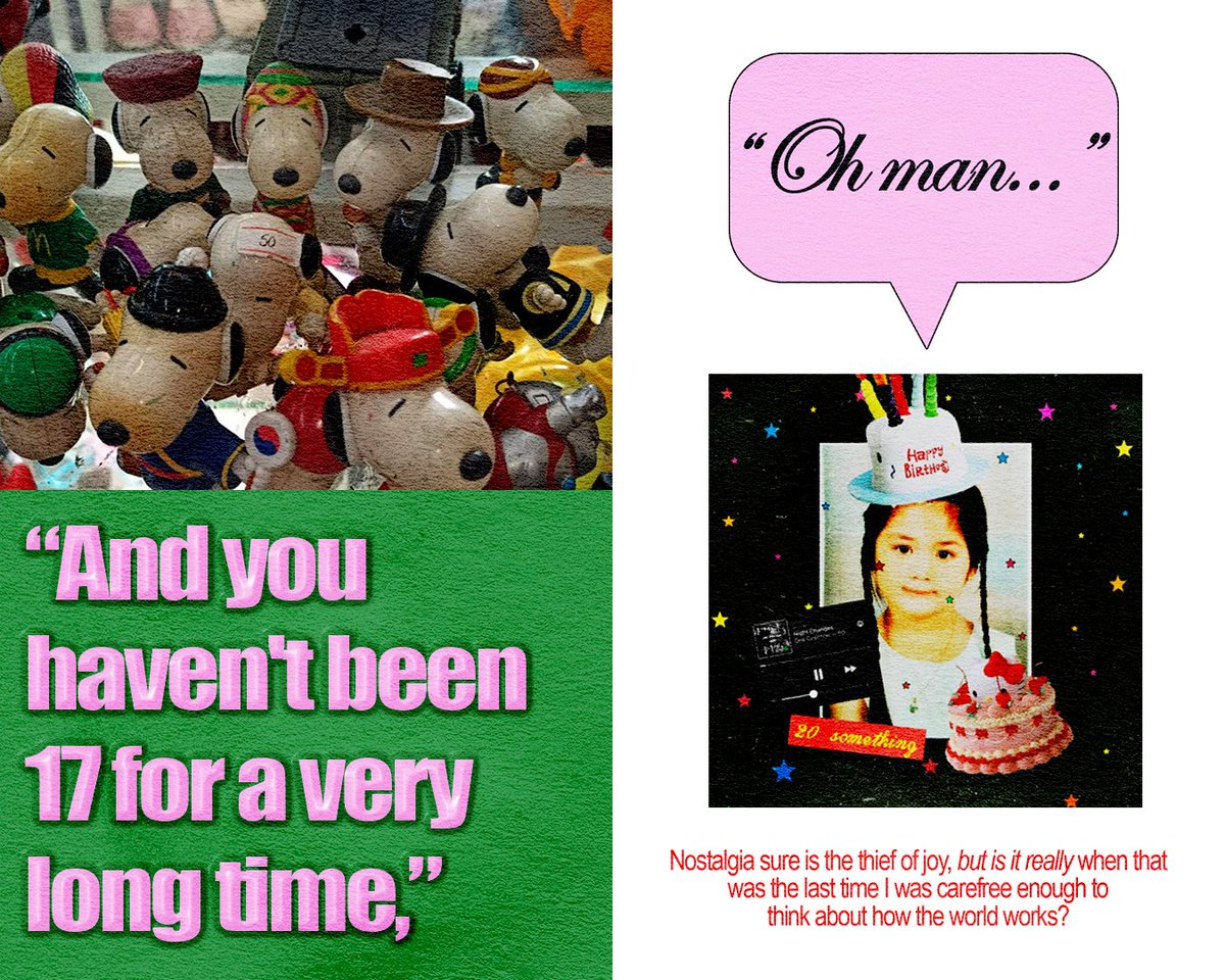 raincheckmuna's tweet image. remembered i have free will to make my own birthday zine 🍰🎈