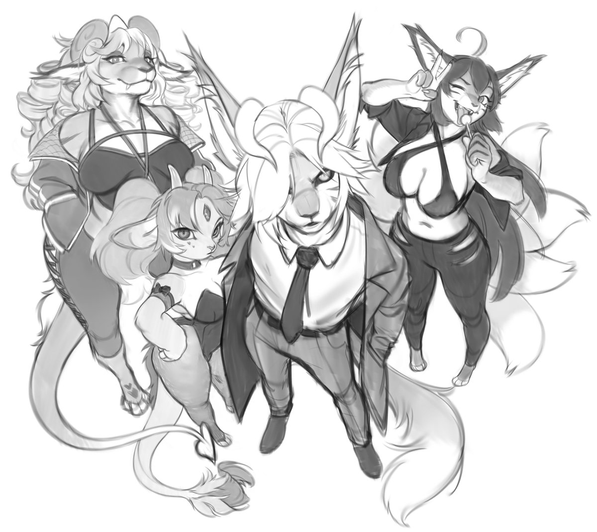 Sketches commission done for C Wright