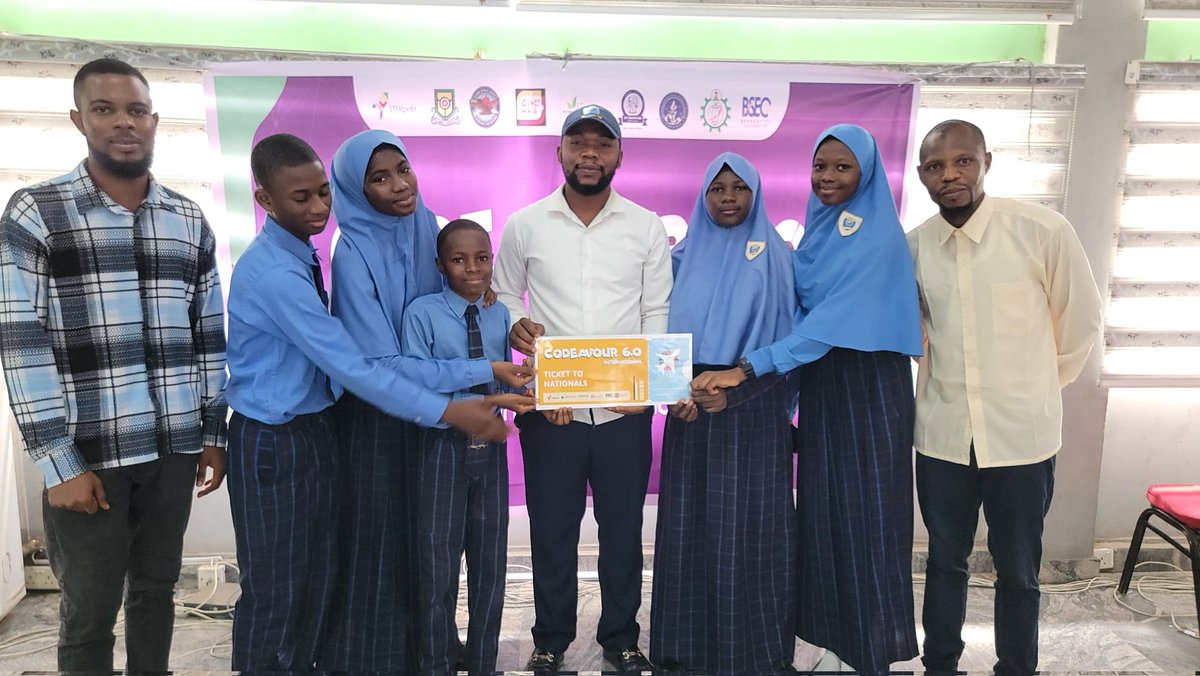 nigenius's tweet image. Our Greater Aspirations students rocked Codeavour 6.0!  With guidance from our expert Nigenius coding tutors, they earned a spot in the finals! 

 We&apos;re so proud of their dedication and talent.

Sign up for our coding classes today
nigenius.com.ng/coding-robotics 
#Codeavour6 #Coding