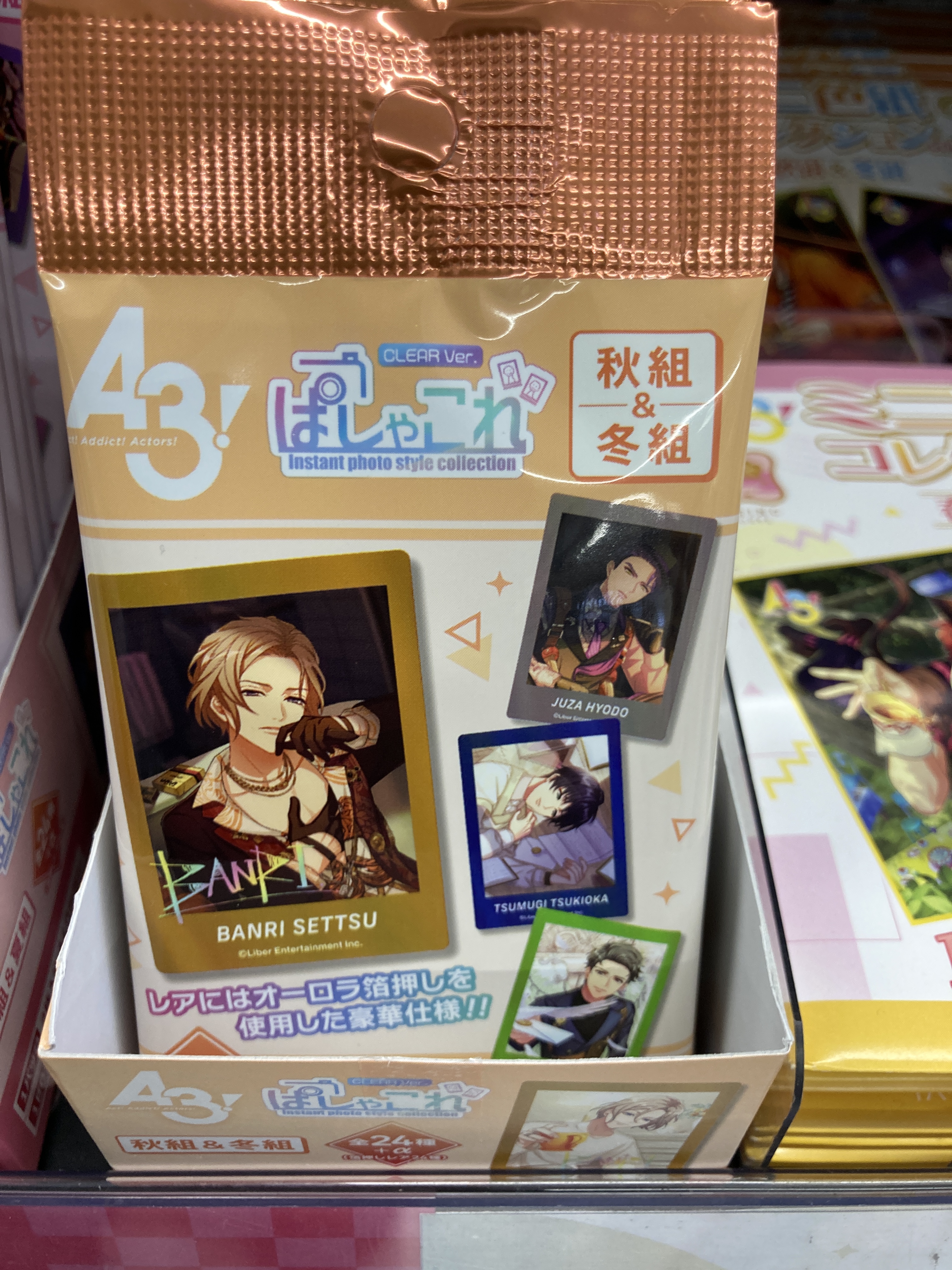 小説 A3! 春夏秋冬セット アニメイト特典 缶バッジ&ファイル A3