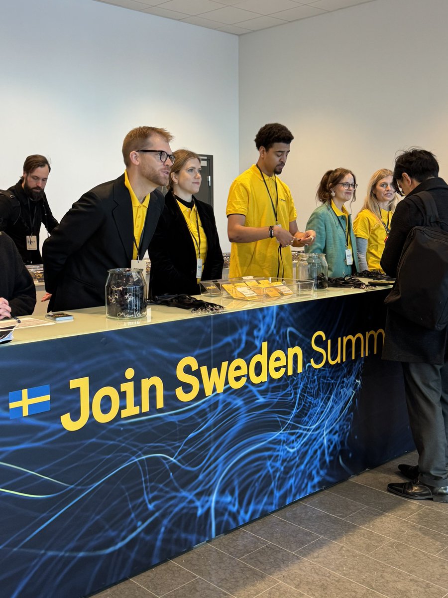 Welcoming the first guests to Join Sweden Summit. #JoinSweden