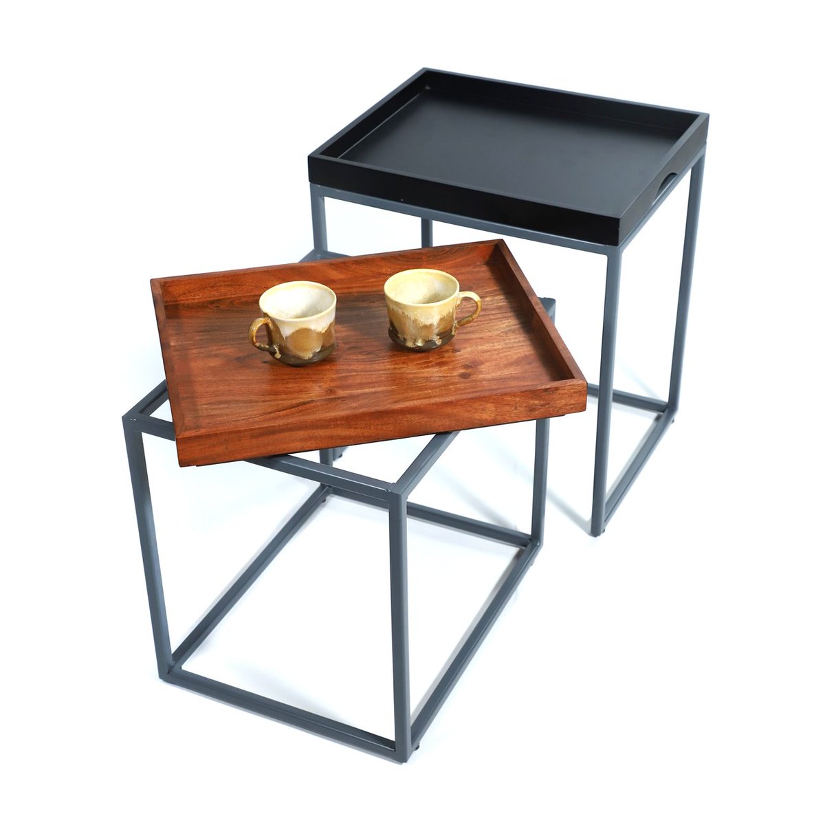 knockonwood5's tweet image. Versatile. Stylish. Functional.
The Parallax Nest of Tables is perfect for entertaining guests or enjoying a cozy meal at home. With detachable wooden trays and sleek metal frames, these tables effortlessly blend form and function. 
Know more: bit.ly/4i7vhg1
#KNW #Tables